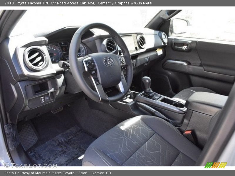 Cement / Graphite w/Gun Metal 2018 Toyota Tacoma TRD Off Road Access Cab 4x4