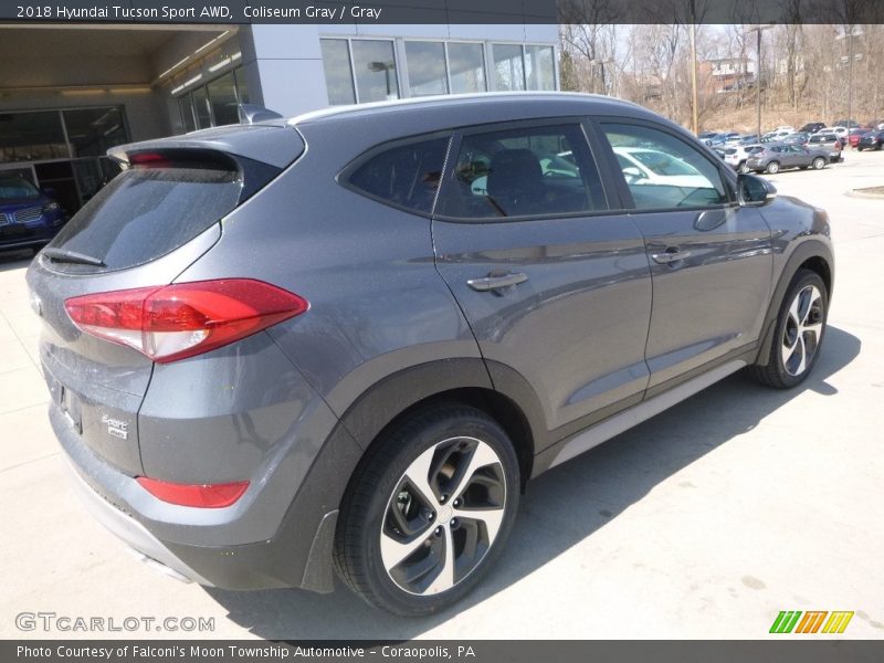 Coliseum Gray / Gray 2018 Hyundai Tucson Sport AWD