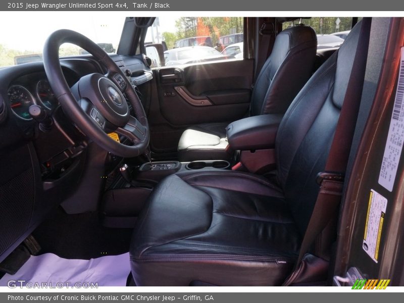 Tank / Black 2015 Jeep Wrangler Unlimited Sport 4x4