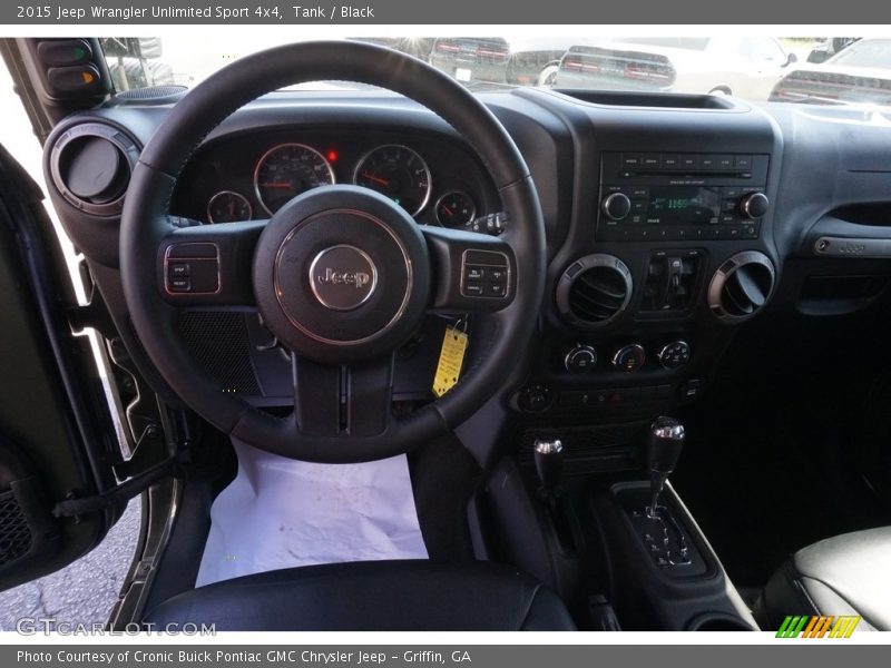 Tank / Black 2015 Jeep Wrangler Unlimited Sport 4x4