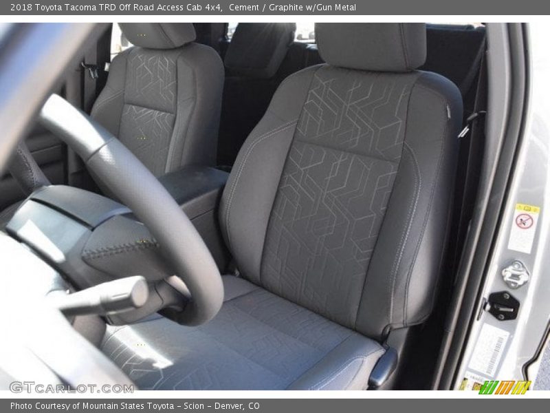 Cement / Graphite w/Gun Metal 2018 Toyota Tacoma TRD Off Road Access Cab 4x4