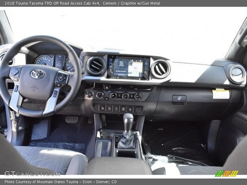 Cement / Graphite w/Gun Metal 2018 Toyota Tacoma TRD Off Road Access Cab 4x4
