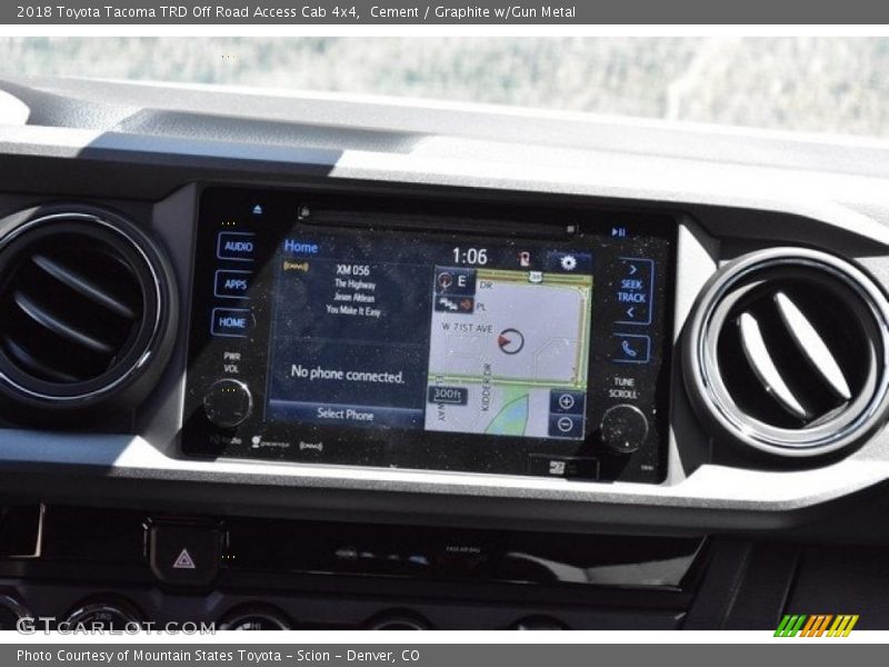 Cement / Graphite w/Gun Metal 2018 Toyota Tacoma TRD Off Road Access Cab 4x4