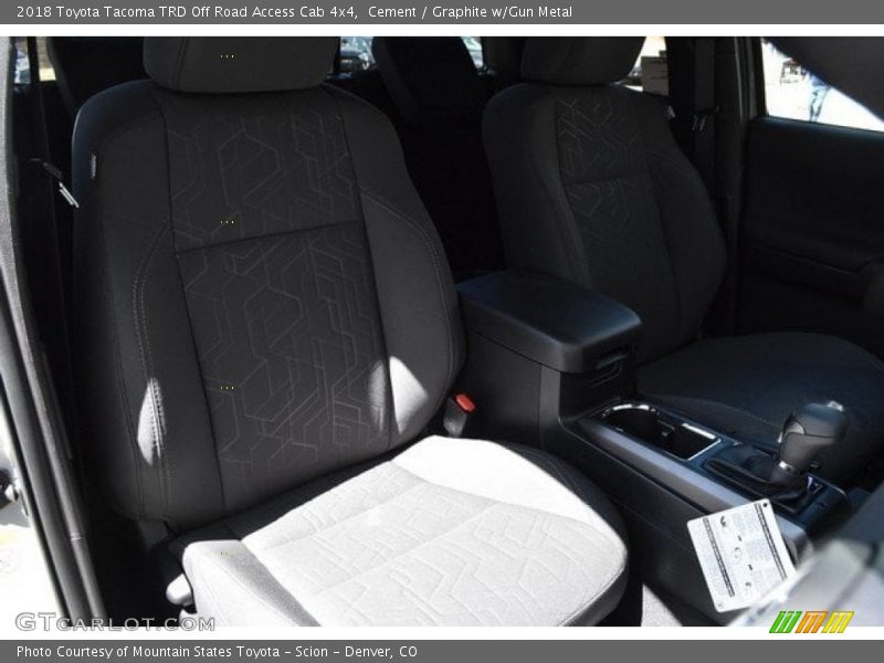 Cement / Graphite w/Gun Metal 2018 Toyota Tacoma TRD Off Road Access Cab 4x4