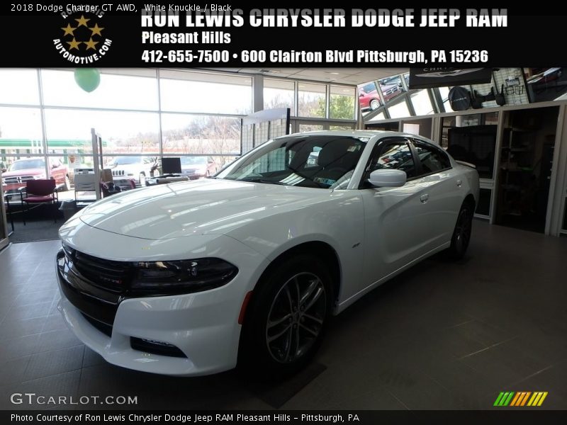 White Knuckle / Black 2018 Dodge Charger GT AWD