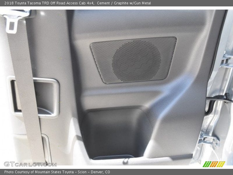 Cement / Graphite w/Gun Metal 2018 Toyota Tacoma TRD Off Road Access Cab 4x4