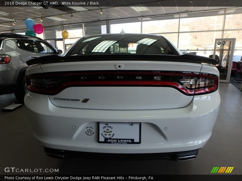 White Knuckle / Black 2018 Dodge Charger GT AWD