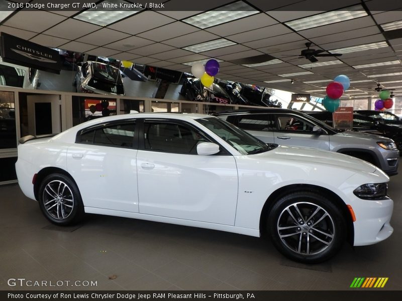White Knuckle / Black 2018 Dodge Charger GT AWD