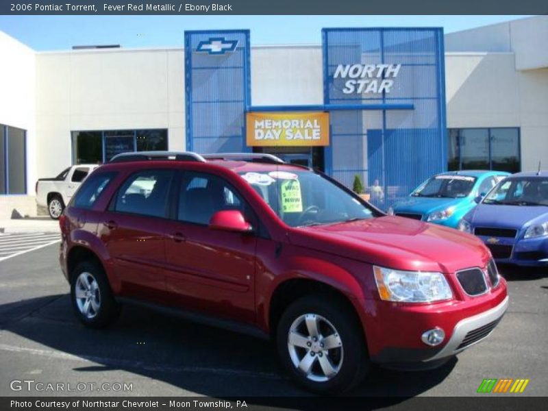 Fever Red Metallic / Ebony Black 2006 Pontiac Torrent