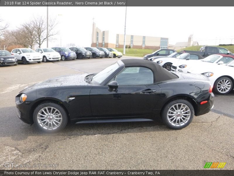 Nero Cinema Jet Black / Ivory 2018 Fiat 124 Spider Classica Roadster