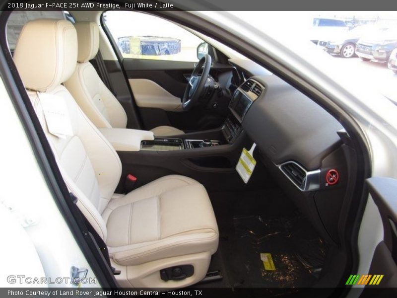 Fuji White / Latte 2018 Jaguar F-PACE 25t AWD Prestige