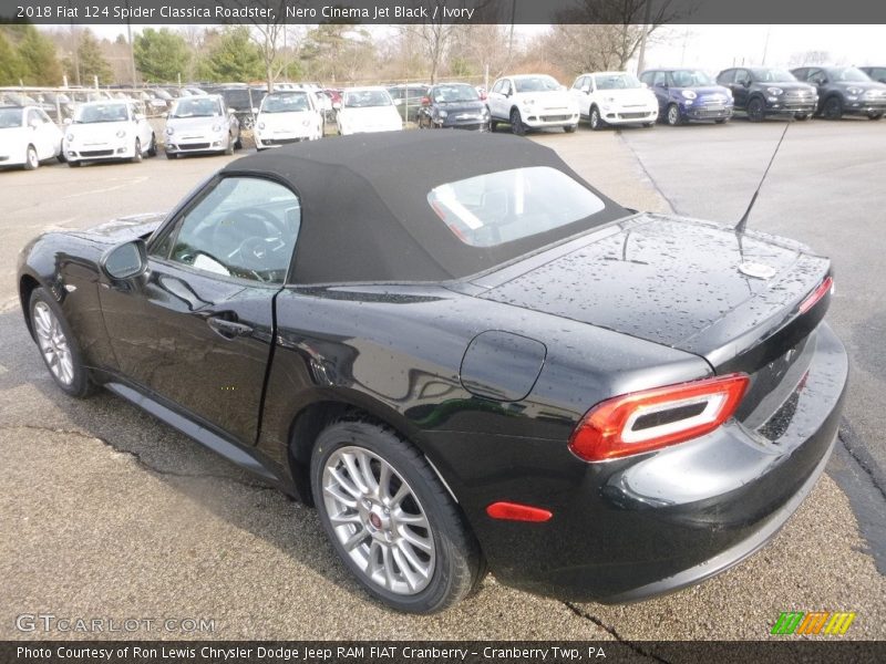 Nero Cinema Jet Black / Ivory 2018 Fiat 124 Spider Classica Roadster