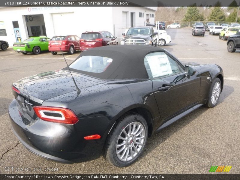 Nero Cinema Jet Black / Ivory 2018 Fiat 124 Spider Classica Roadster