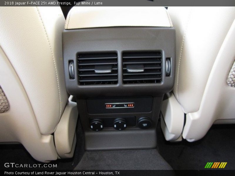 Fuji White / Latte 2018 Jaguar F-PACE 25t AWD Prestige