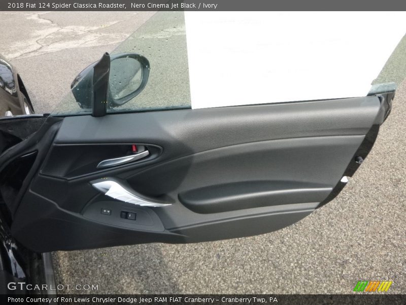 Nero Cinema Jet Black / Ivory 2018 Fiat 124 Spider Classica Roadster