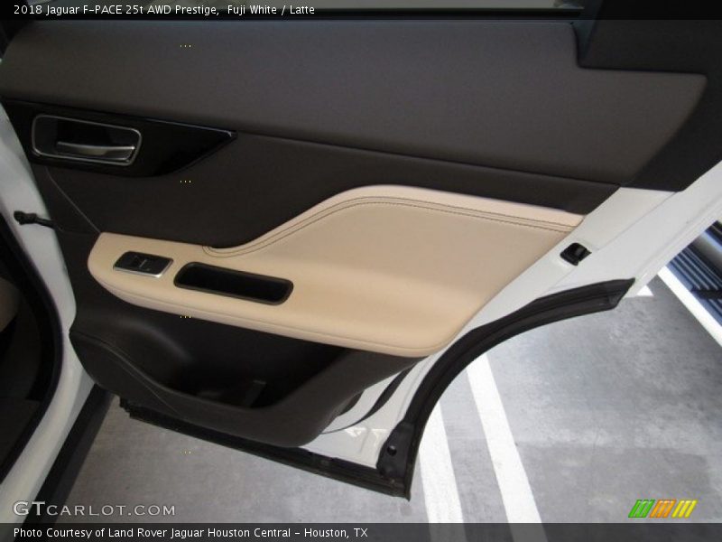 Fuji White / Latte 2018 Jaguar F-PACE 25t AWD Prestige