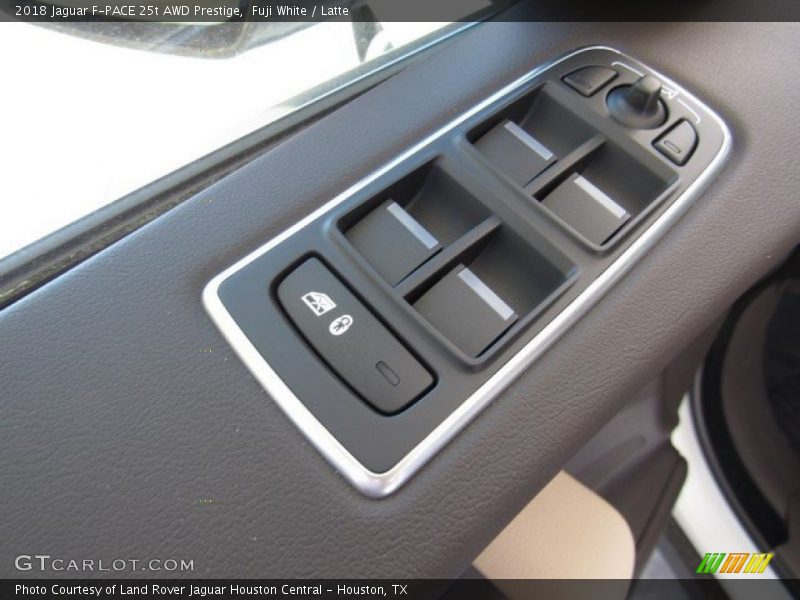 Fuji White / Latte 2018 Jaguar F-PACE 25t AWD Prestige