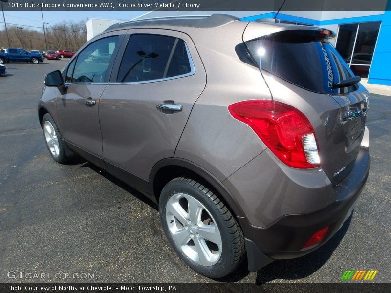 Cocoa Silver Metallic / Ebony 2015 Buick Encore Convenience AWD
