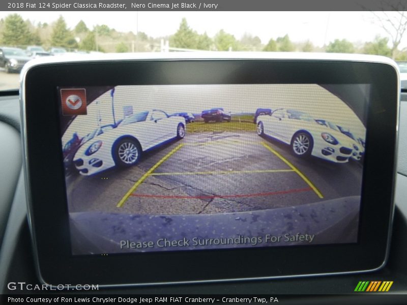 Nero Cinema Jet Black / Ivory 2018 Fiat 124 Spider Classica Roadster