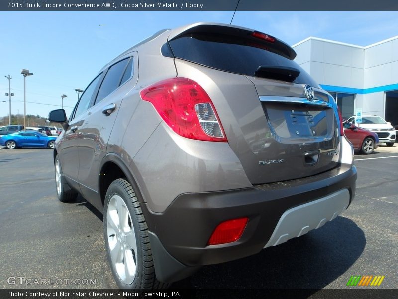 Cocoa Silver Metallic / Ebony 2015 Buick Encore Convenience AWD