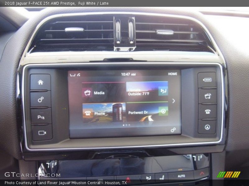 Fuji White / Latte 2018 Jaguar F-PACE 25t AWD Prestige
