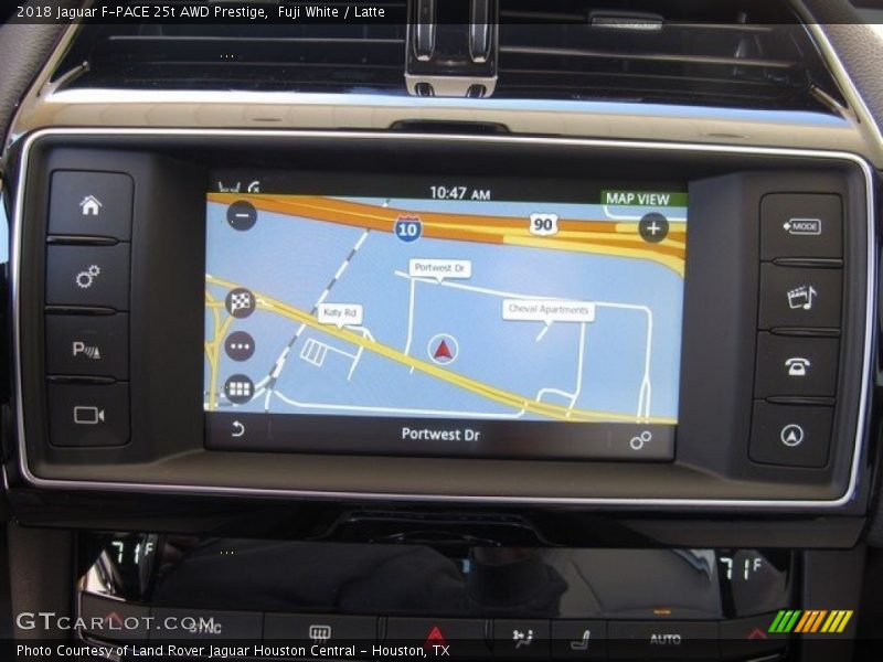 Fuji White / Latte 2018 Jaguar F-PACE 25t AWD Prestige