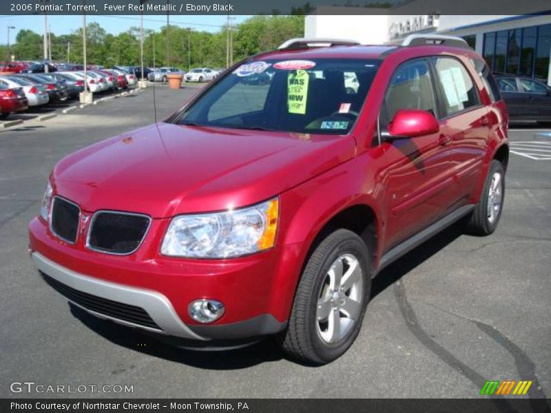 Fever Red Metallic / Ebony Black 2006 Pontiac Torrent