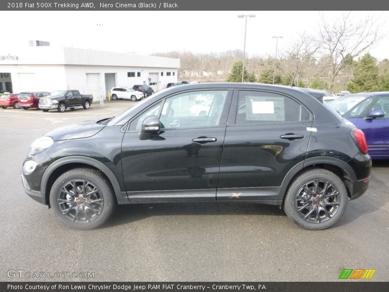 Nero Cinema (Black) / Black 2018 Fiat 500X Trekking AWD
