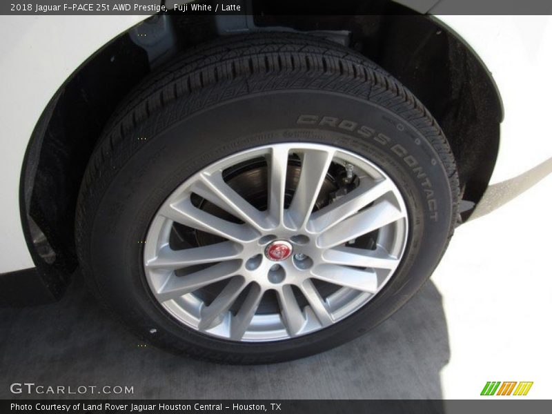 Fuji White / Latte 2018 Jaguar F-PACE 25t AWD Prestige