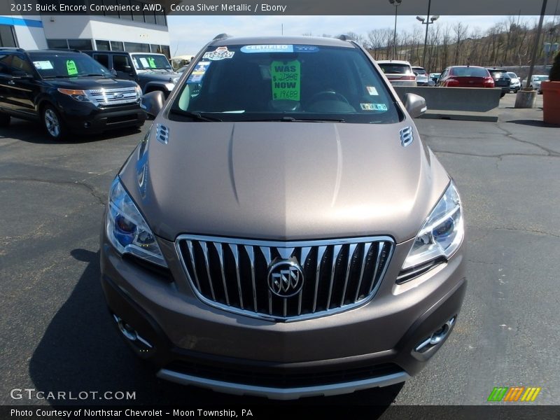 Cocoa Silver Metallic / Ebony 2015 Buick Encore Convenience AWD