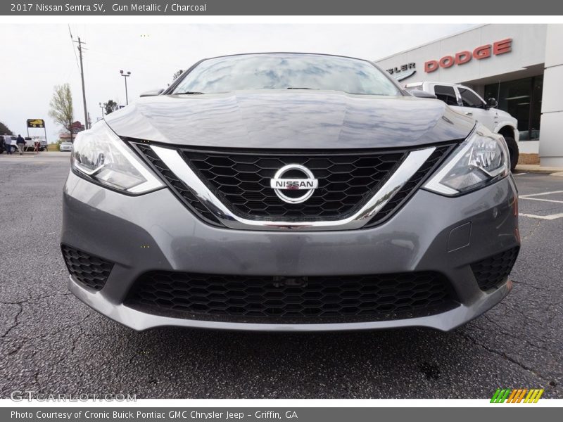 Gun Metallic / Charcoal 2017 Nissan Sentra SV