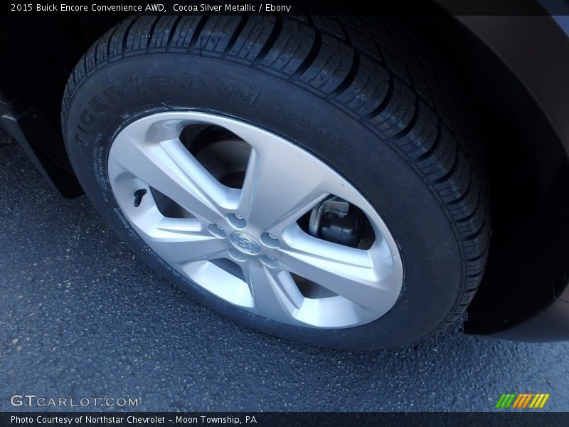 Cocoa Silver Metallic / Ebony 2015 Buick Encore Convenience AWD