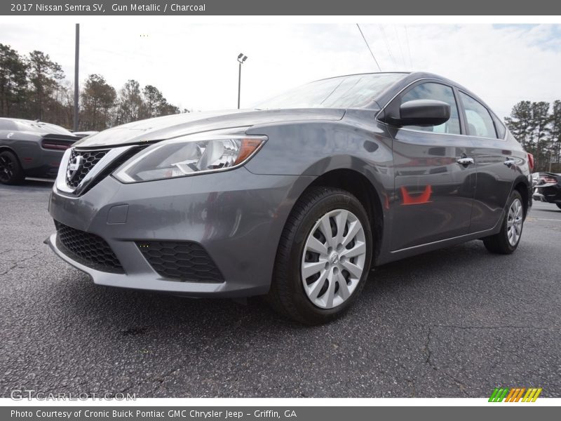 Gun Metallic / Charcoal 2017 Nissan Sentra SV