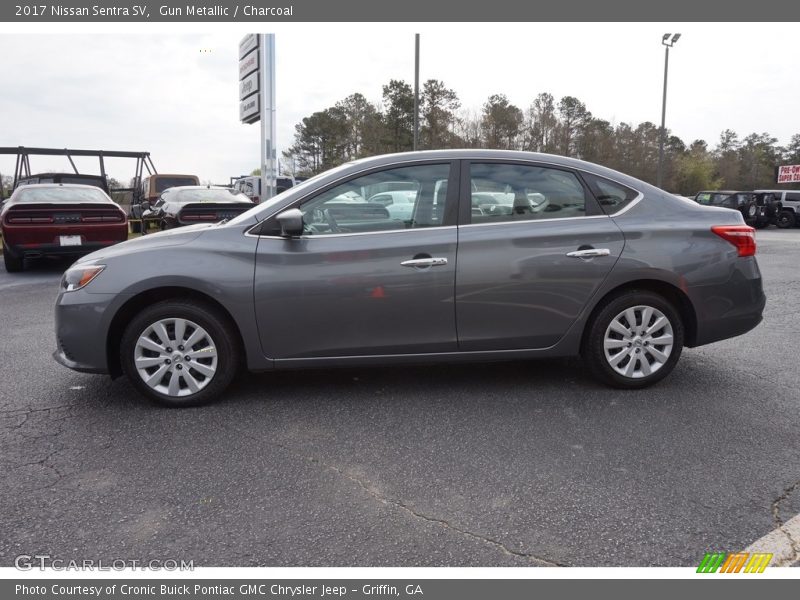 Gun Metallic / Charcoal 2017 Nissan Sentra SV