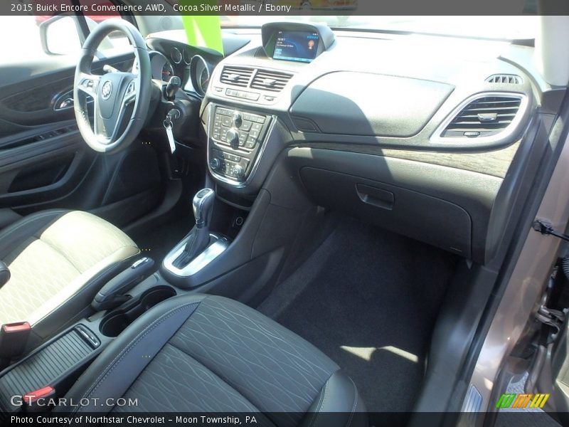 Cocoa Silver Metallic / Ebony 2015 Buick Encore Convenience AWD