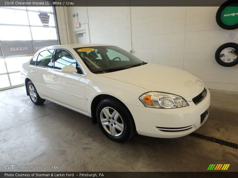 White / Gray 2006 Chevrolet Impala LS