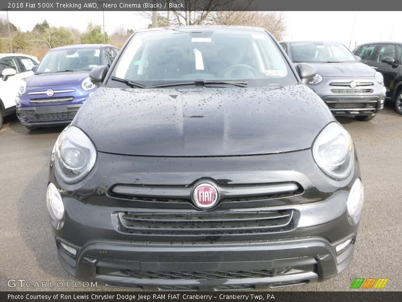 Nero Cinema (Black) / Black 2018 Fiat 500X Trekking AWD
