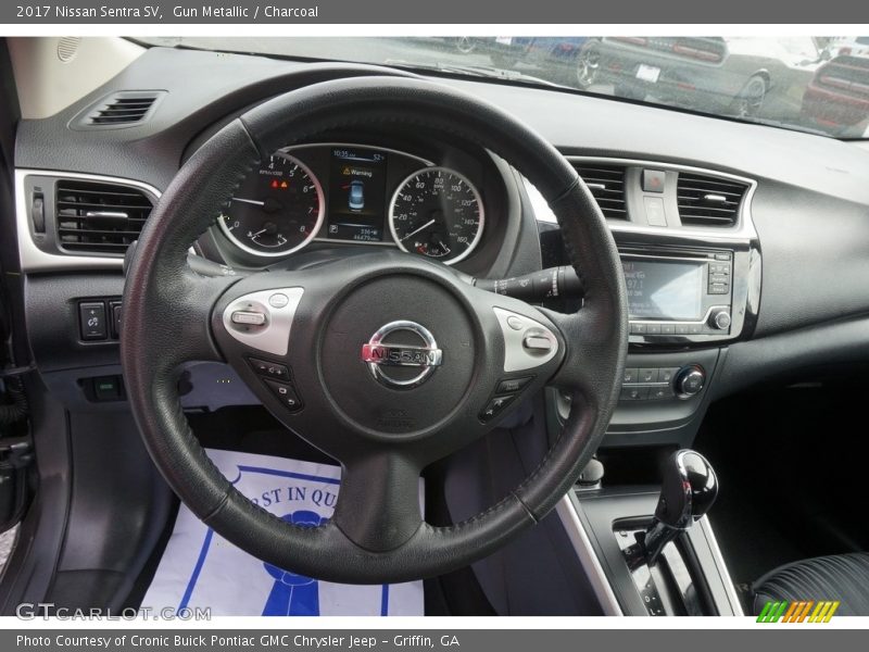 Gun Metallic / Charcoal 2017 Nissan Sentra SV