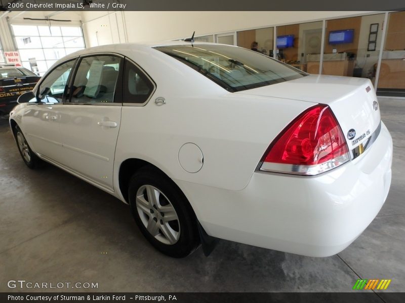 White / Gray 2006 Chevrolet Impala LS