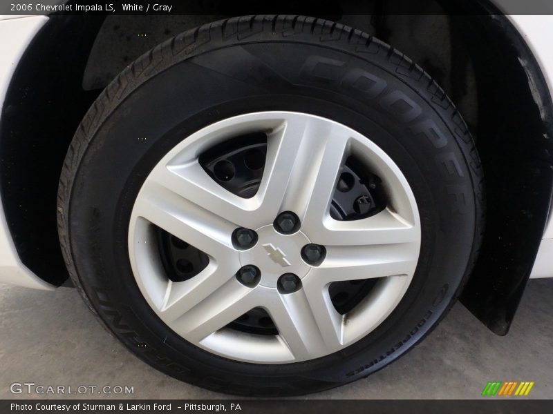 White / Gray 2006 Chevrolet Impala LS