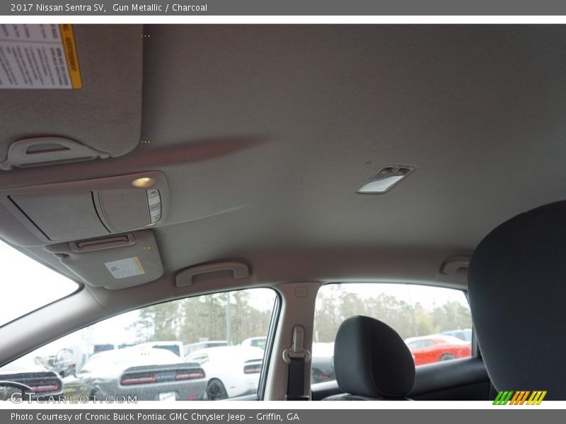 Gun Metallic / Charcoal 2017 Nissan Sentra SV