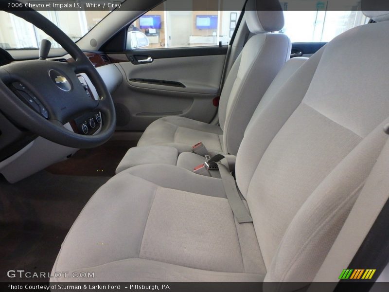 White / Gray 2006 Chevrolet Impala LS