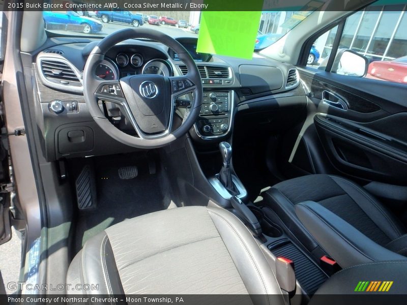 Cocoa Silver Metallic / Ebony 2015 Buick Encore Convenience AWD