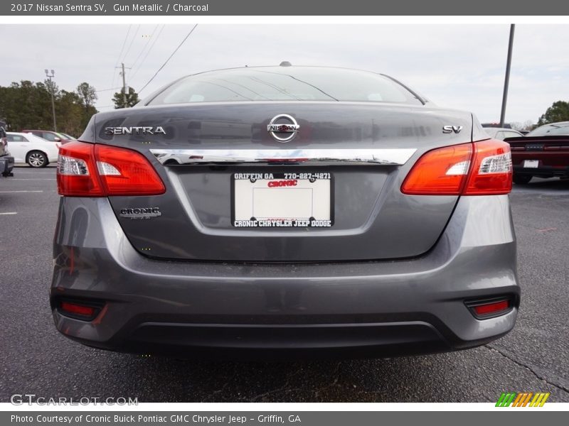 Gun Metallic / Charcoal 2017 Nissan Sentra SV