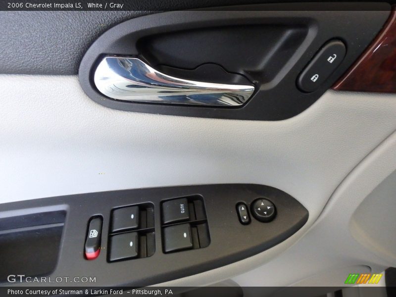 White / Gray 2006 Chevrolet Impala LS