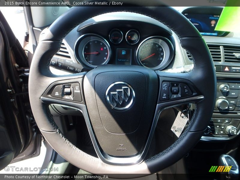 Cocoa Silver Metallic / Ebony 2015 Buick Encore Convenience AWD