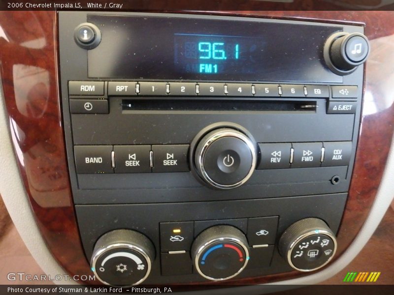 White / Gray 2006 Chevrolet Impala LS