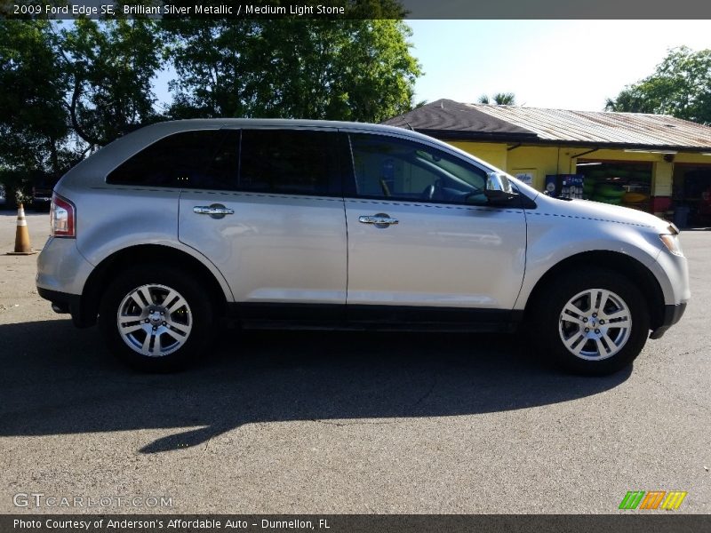 Brilliant Silver Metallic / Medium Light Stone 2009 Ford Edge SE