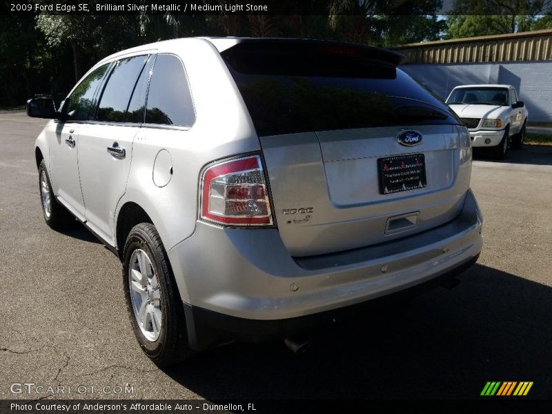 Brilliant Silver Metallic / Medium Light Stone 2009 Ford Edge SE