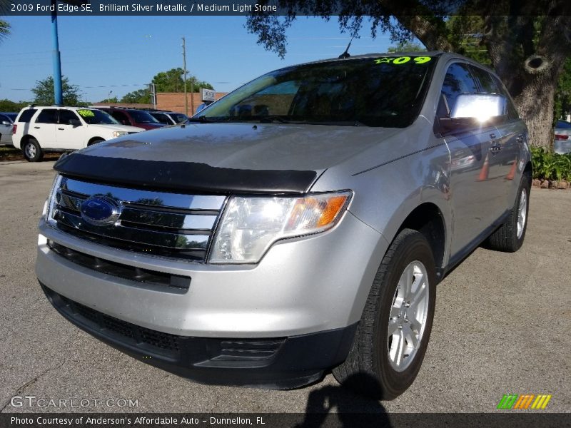 Brilliant Silver Metallic / Medium Light Stone 2009 Ford Edge SE